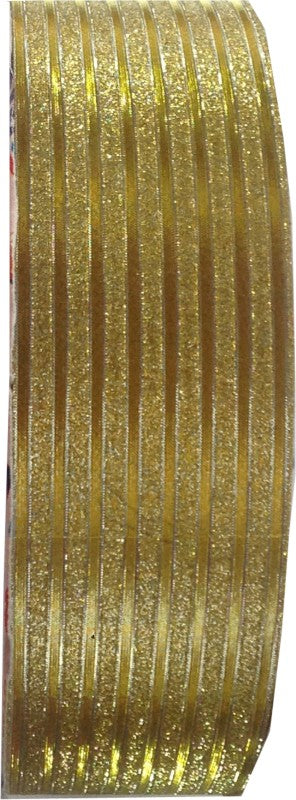 Custom & Design 1946 Gold Velvet Ribbon(Pack of 1)