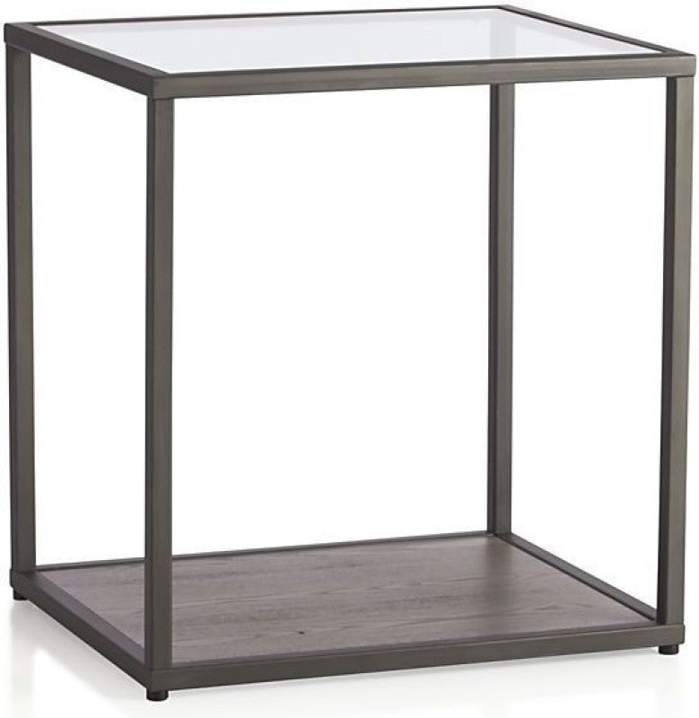 Asian Arts Metal End Table(Finish Color - Black)