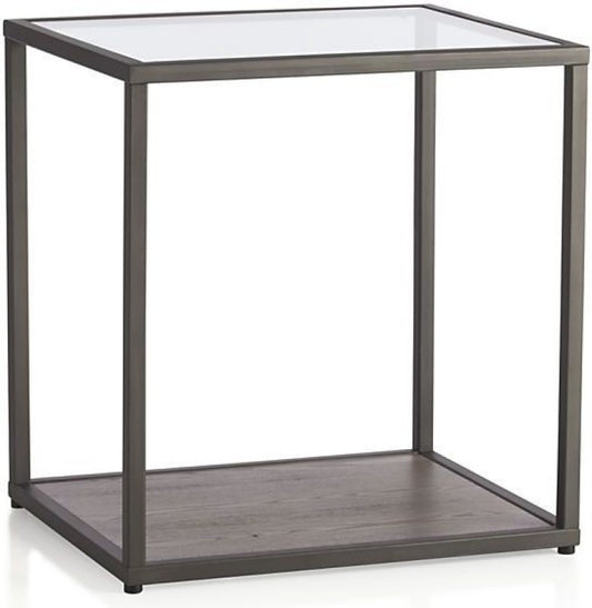 Asian Arts Metal End Table(Finish Color - Black)