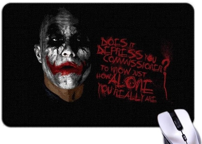 Bluegape Joker Quote Mousepad(Multicolor)