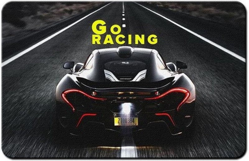 Bluegape Sports Car Go Racing Mousepad(Multicolor)