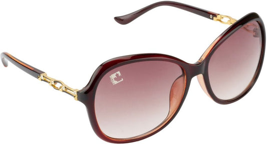 Clark N' Palmer CNP-D1516-S2 Over-sized Sunglasses(Brown)