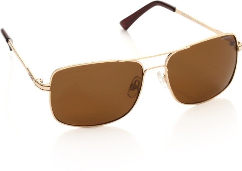 Polaroid P4304C Rectangular Sunglasses(Brown)