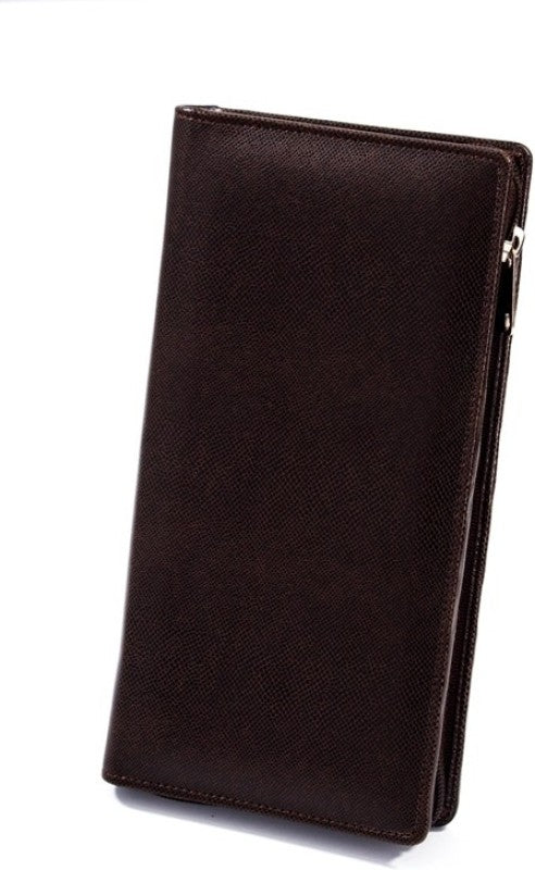 Leathers18 Passport ,Cheque Book Holder & Credit Card Pocket(Brown)