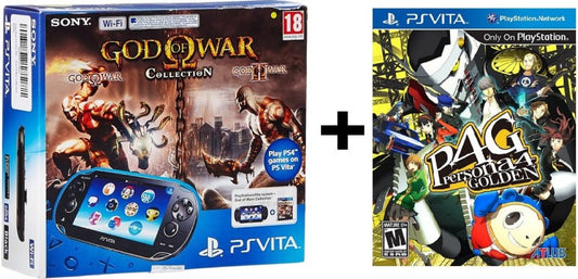 Sony PS Vita Console GB with God of War Bundle with Persona 4 Golden(Black)