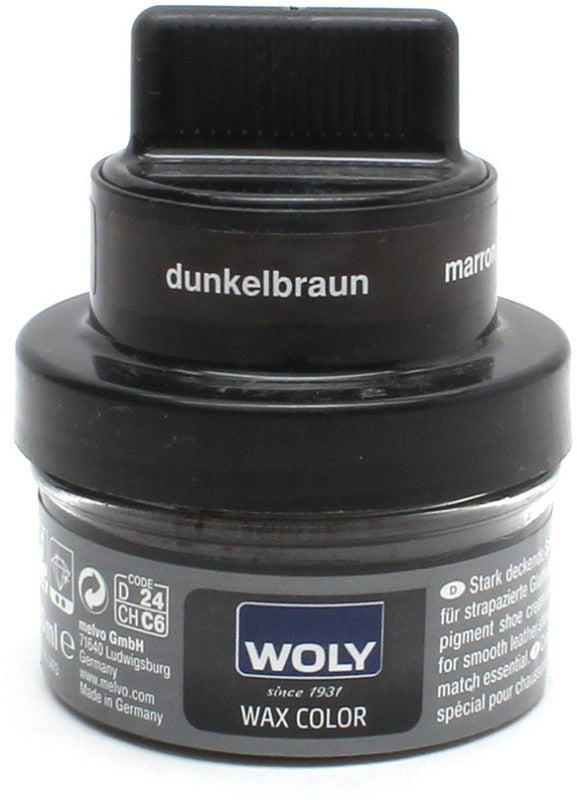 Woly Color Leather Shoe Wax Polish(Brown)