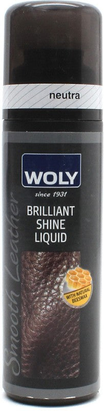 Woly Brilliant Shine Leather Shoe Liquid Polish(Natural)