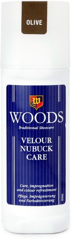 Woods Care Velour, Nubuck Shoe Liquid Polish(By Woodland, Olive)