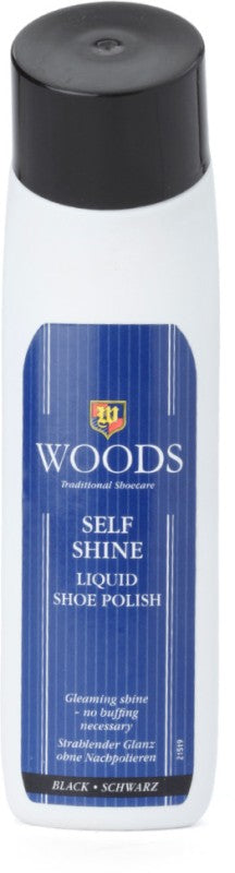 Woods Self Shine Leather Shoe Liquid Polish(By Woodland, Black)